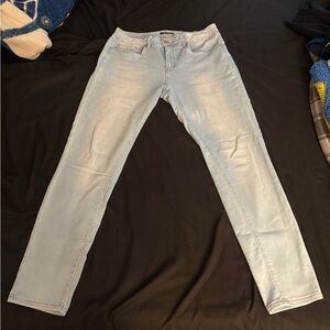 Women’s Royalty skinny high rise 5 pocket light wash jeans in size 14 in EUC